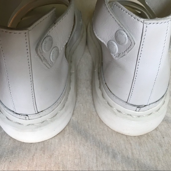 Dr Martens Clarissa White Chunky Sandal - Picture 6 of 15